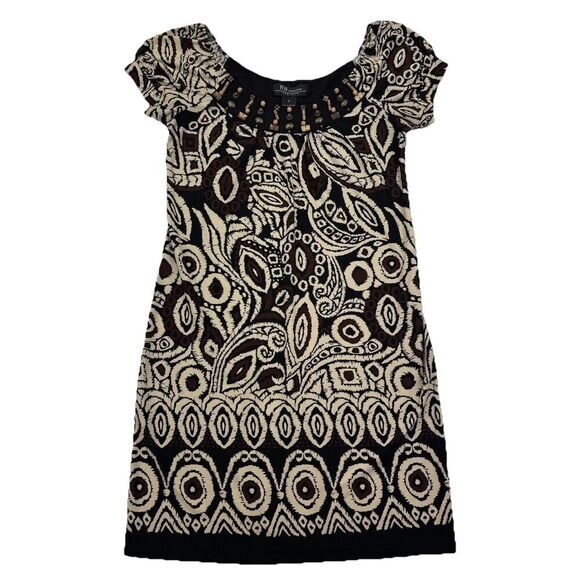 RB Collection Black Brown Dress Beads Size 8 Short Ethnic Boho - Picture 1 of 6